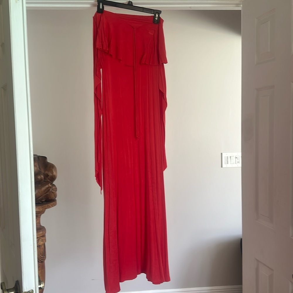 Summer dress or cover-up beautiful coral color